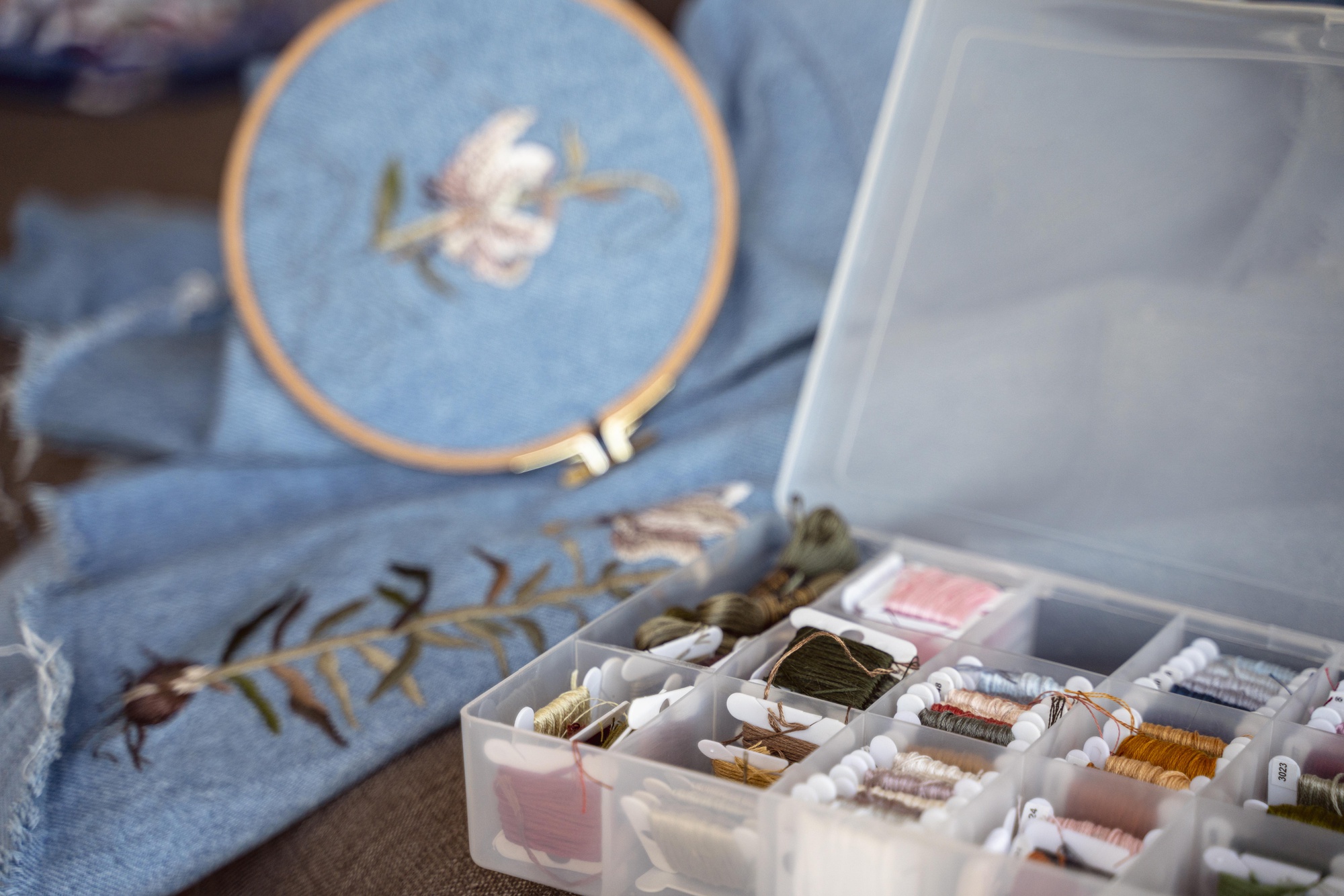 Set di kit per corso con fili e aghi